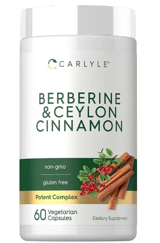 Berberine with Ceylon Cinnamon 2000mg - 60 Capsules Berberine with Ceylon Cinnamon 2000mg - 60 Capsules